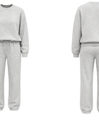 Custom Acid Wash Women’s Light Grey Tracksuit B2B