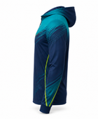 Custom Squash Quarter-Zip Hoodie – Navy Teal Teamwear