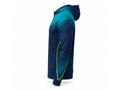 Custom Squash Quarter-Zip Hoodie – Navy Teal Teamwear