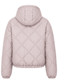 Women’s Short Hooded Duck Down Puffer Jacket – Pale Pink | B2B Low MOQ