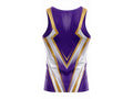 Purple & Gold Wrestling Singlet – Custom Team Uniform, Performance Sportswear, Wholesale Bulk