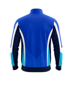 Custom Blue Volleyball Warm Up Jacket  Wholesale Team Training Jacket