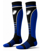 Custom Black Blue Rugby Socks | Wholesale Team Socks for Clubs Schools and Bulk Orders