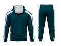 Custom Teal & White Basketball Warmup Track Suit | Wholesale Team Jacket and Pants