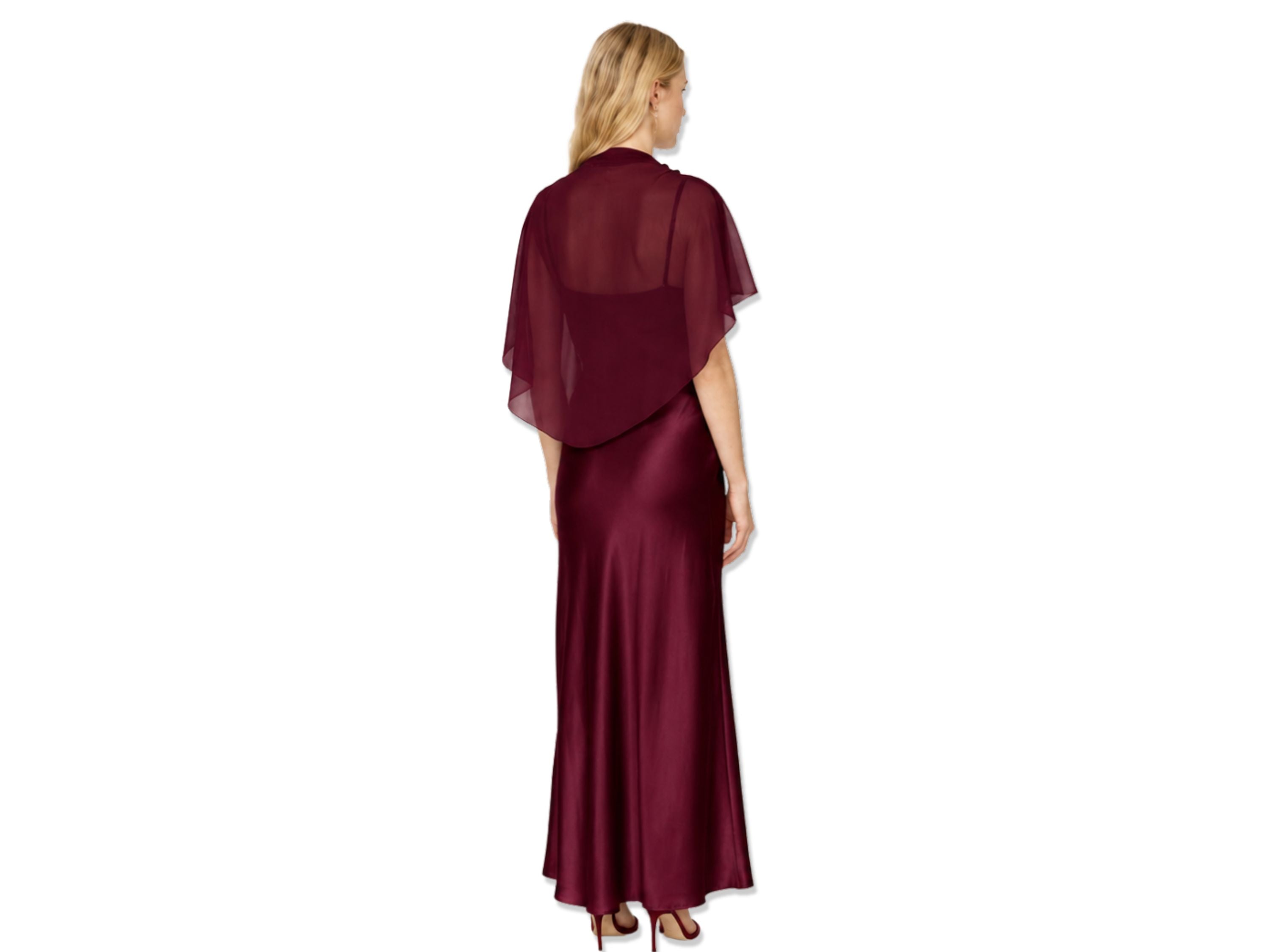 Wholesale Wine Satin Sheath Prom Dress, Custom Floor Length Formalwear Manufacturer for Boutique Private Label Brands