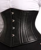 Black Leather Underbust Corset Wholesale | Bridal Waist Cincher Corset Top Manufacturer