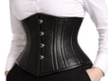 Black Leather Underbust Corset Wholesale | Bridal Waist Cincher Corset Top Manufacturer