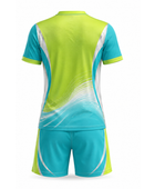 Teal & lime Men’s Swimming Jersey & Shorts Set – Wholesale, Low MOQ, Bulk Performance Swimwear