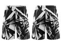 Custom Black White Geometric Sublimated Basketball Shorts | Wholesale Basketball Shorts Manufacturer