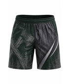 Black & Black Axe Throwing Shorts – Bulk Team Shorts, Low MOQ, Wholesale Performance Sportswear