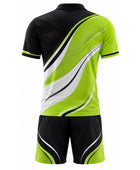 Green & Black Disc Golf Uniform – Custom Team Jersey & Shorts, Wholesale Bulk, Low MOQ