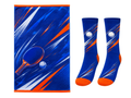 Custom ping pong Towel and Socks Set – Blue Orange Ping Pong Accessories for Wholesale Buyers