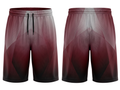 Custom Burgundy, Mauve, Light Gray & Black Basketball Sublimated Shorts