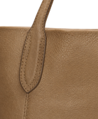 B2B Soft Leather Tote Bag Brown Low MOQ Manufacturer