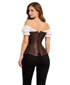 Floral Brocade Underbust Corset Belt Wholesale | Renaissance Steampunk Waist Cincher