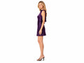 Wholesale Satin Mini Prom Dress | Custom Purple Formal Dress Manufacturer for Boutiques