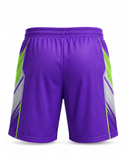 Wholesale Purple & Lime Lacrosse Shorts – Custom Team Uniforms, Bulk Orders, Low MOQ, Performance Sportswear