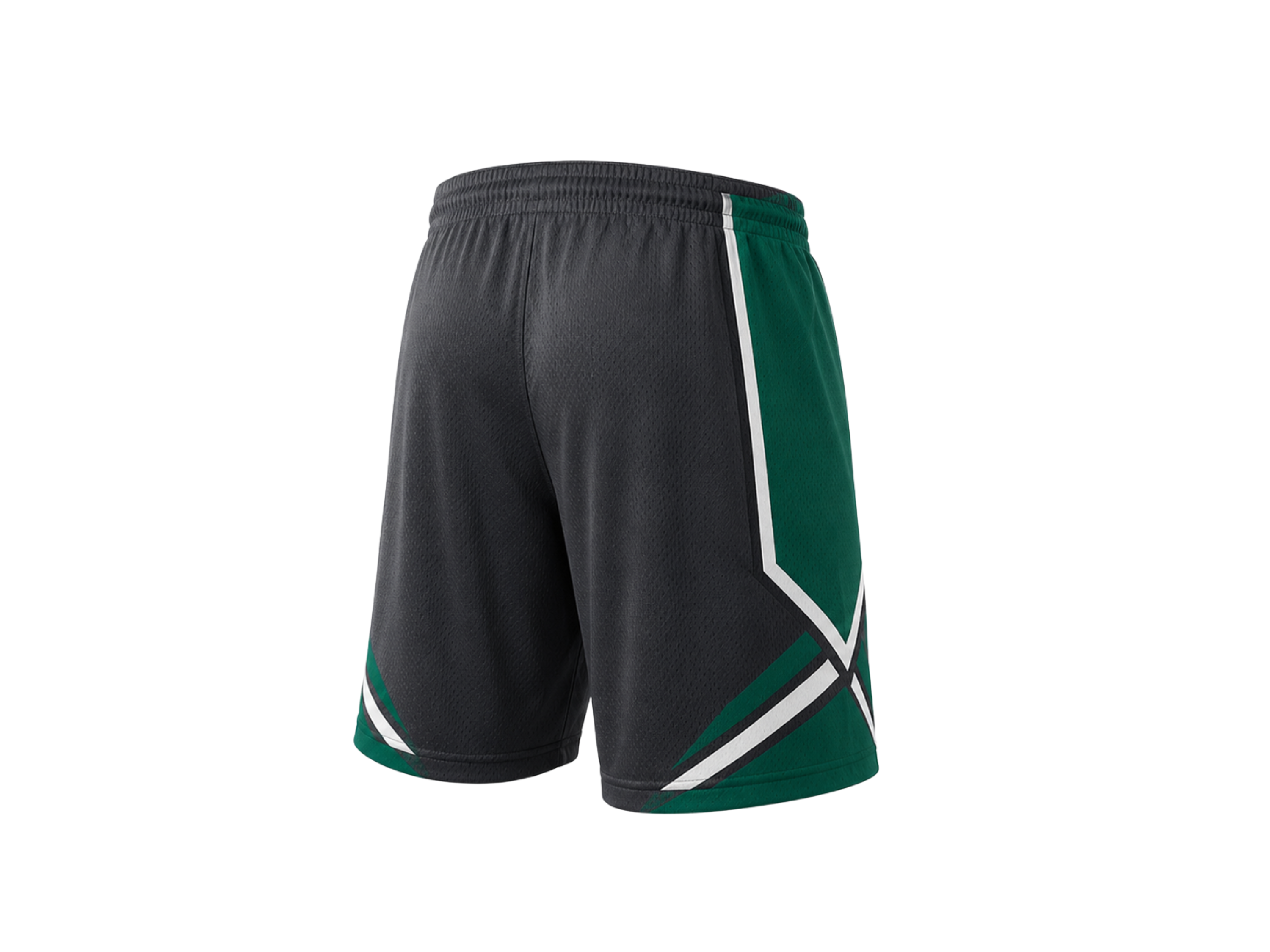 Black & Green Custom Football Shorts – Wholesale Bulk Team Uniform, Low MOQ, B2B Performance Apparel