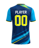 Custom Navy Teal Rugby Training Shirt | Wholesale Practice Jersey for Clubs Schools and Bulk Orders