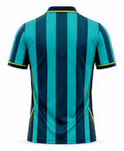 Custom Teal Navy Soccer Fanwear Shirt | Wholesale Team Fundraising Jersey for Bulk Orders
