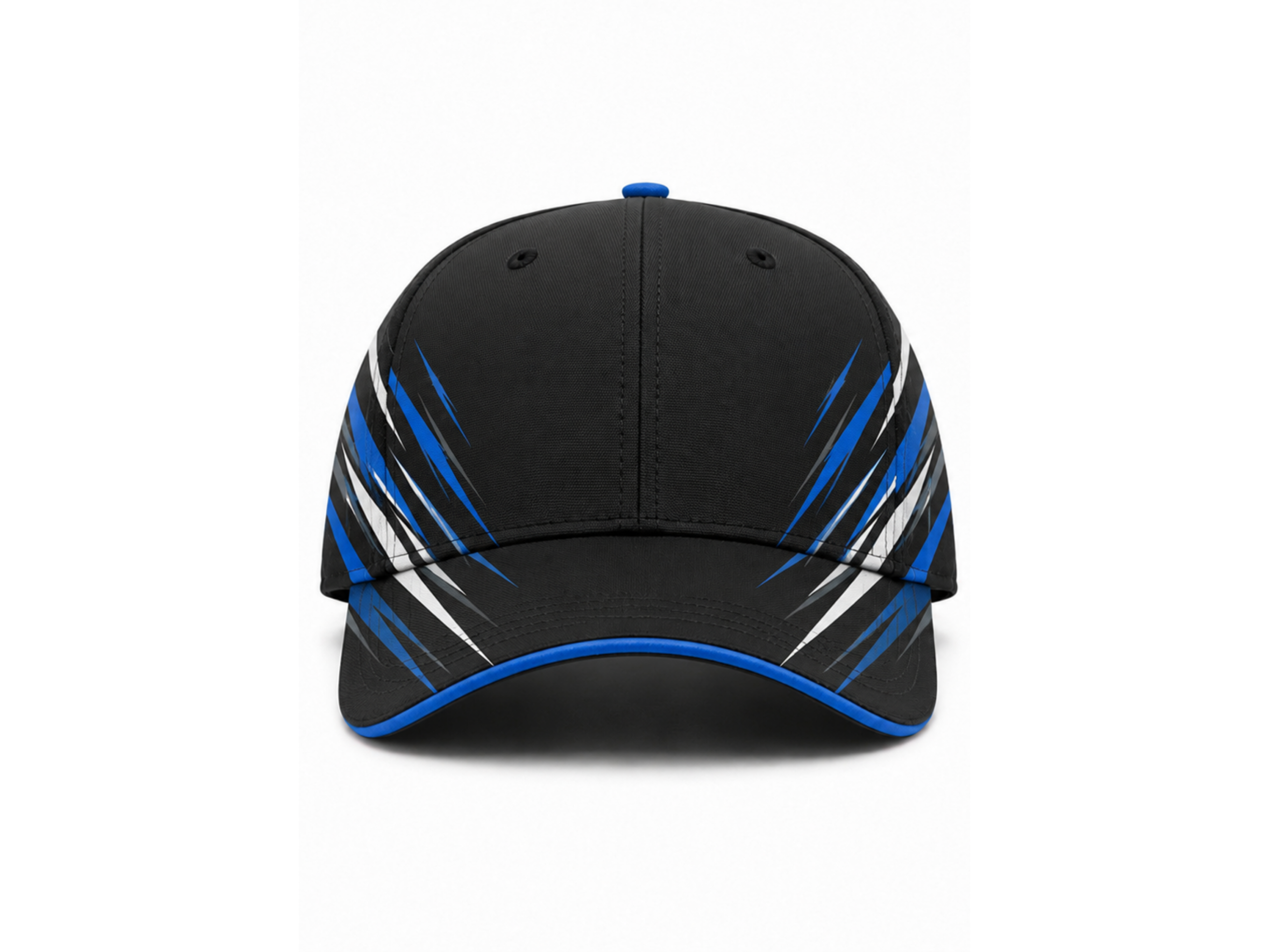 Custom Chase Tag Team Cap – Black Blue Sublimated Sports Cap | Wholesale
