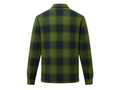 Sherpa Lined Work Shacket B2B Low MOQ Warm Zip Front Layer Green & Navy Workwear