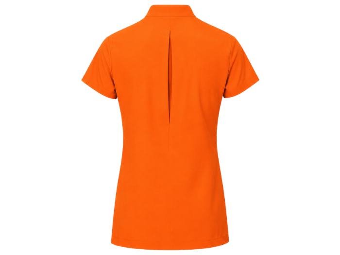 Ladies Blossom Short Sleeve Tunic Orange | B2B Low MOQ Custom Workwear Manufacturer
