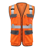 Safety Reflective Ski Wear Safety Vest B2B Reflective Winterwear Manufacturer
