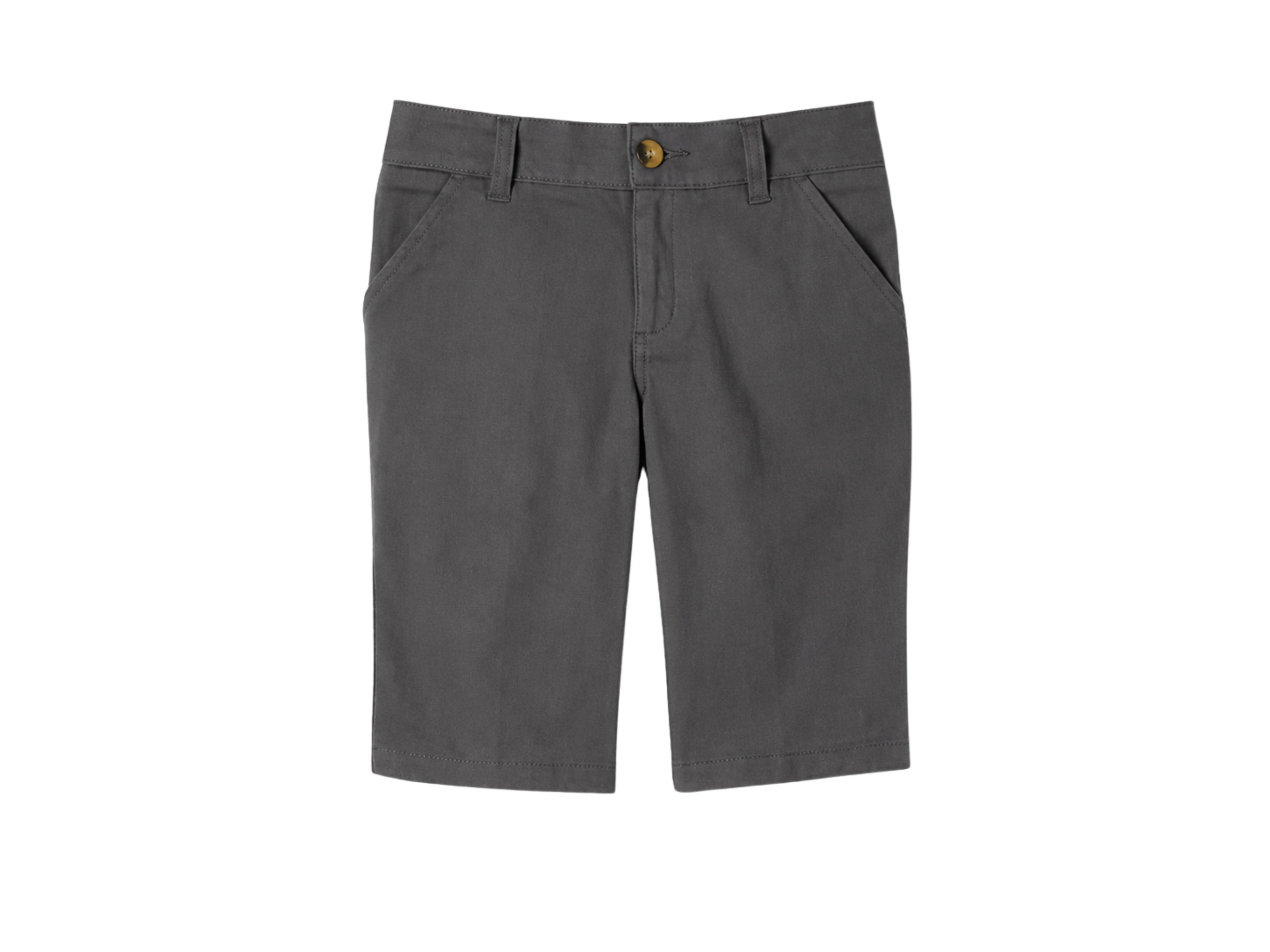 Girls Charcoal Grey Stretch School Uniform Shorts B2B School Uniform Manufacturer