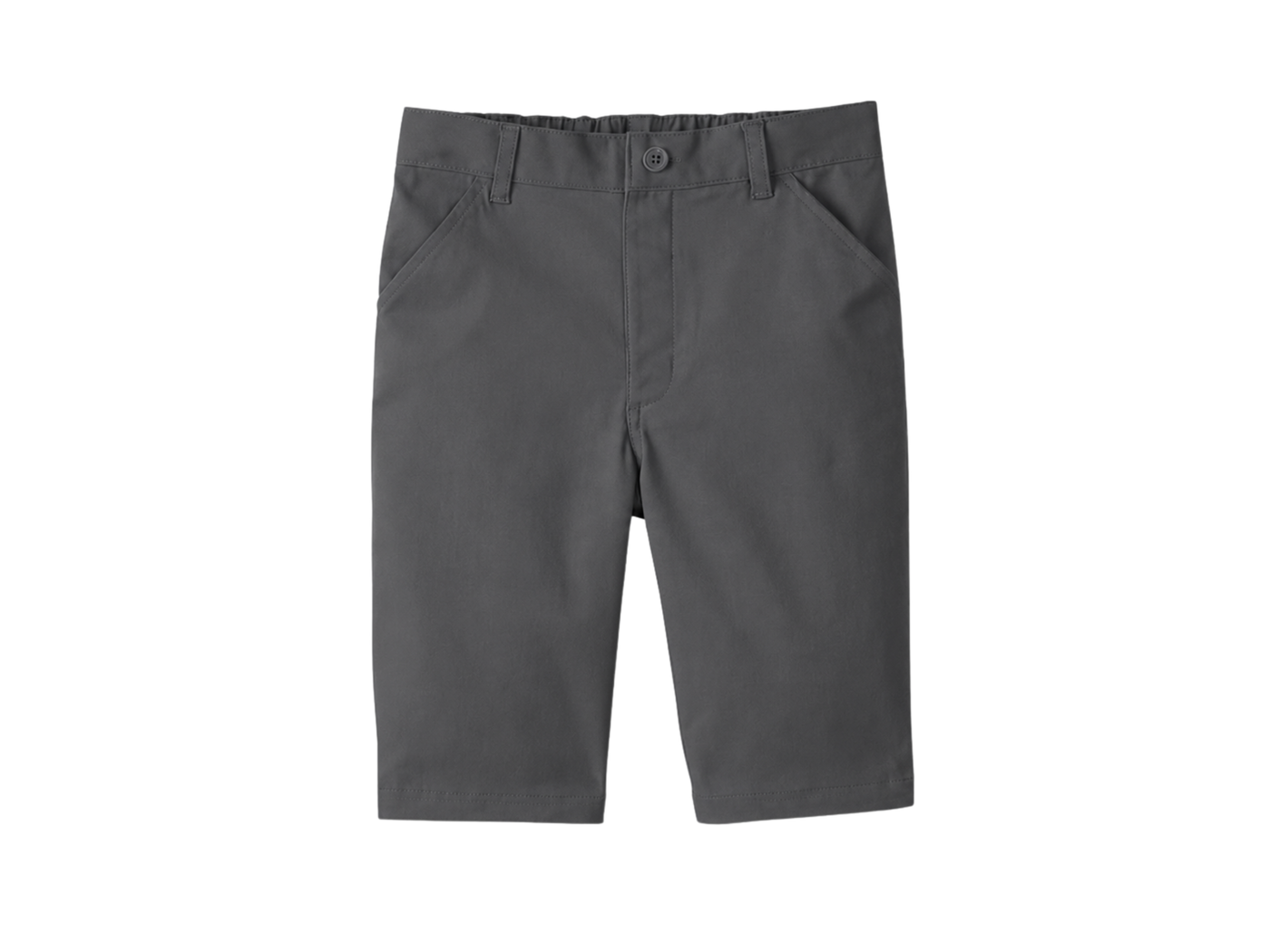 Wholesale Boys Grey Stretch School Uniform Shorts Low MOQ School Uniform Manufacturer