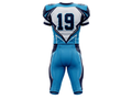 Wholesale Teal Blue American Football Uniform Set – Polyester Jersey & Pants