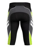 Custom Black & Neon Lime American Football Shorts Wholesale Teamwear