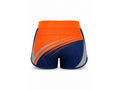 Orange & Navy Training Shorts – Wholesale Performance Lifestyle Shorts, Low MOQ Bulk Activewear