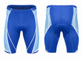 Custom Cycling Shorts – Blue Team Shorts, Wholesale, Low MOQ, Bulk Sportswear