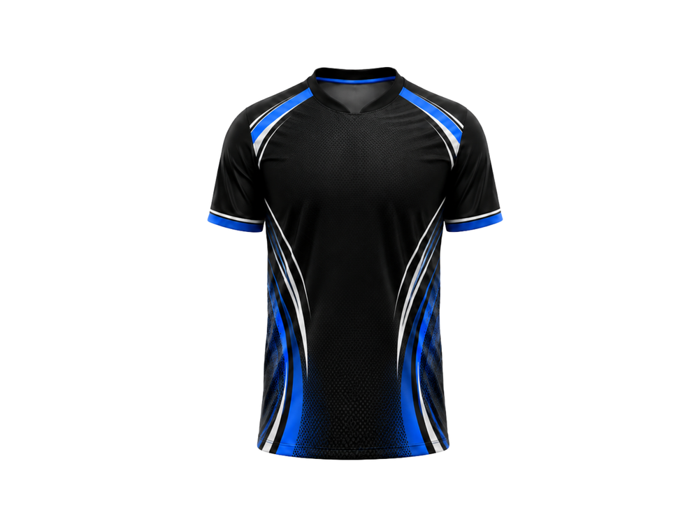 B2B Cornhole League T-Shirt Black Blue Team Shirt for Wholesale Buyers front design preview