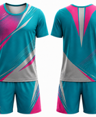 Custom Track & Field Uniform – Teal Team Set, Wholesale, Low MOQ, Bulk Sportswear