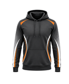 Custom Cornhole Hoodie – Charcoal Orange Team Hoodie for Wholesale Buyers