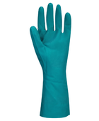 Teal Long-Cuff Nitrile Gauntlet Gloves | B2B Low MOQ Hospitality Workwear Manufacturer