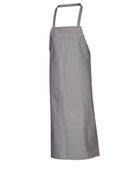 Full-Length Bib Apron Grey | B2B Low MOQ Hospitality Workwear Manufacturer