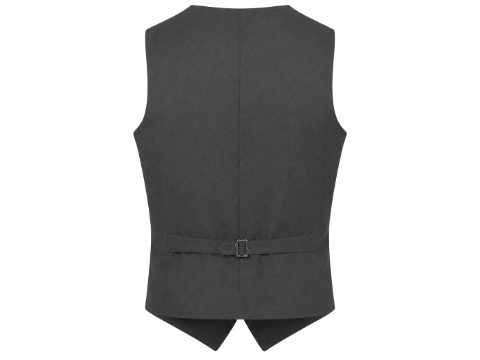 Formal Hospitality Waistcoat Charcoal Grey | B2B Low MOQ Hospitality Workwear Manufacturer