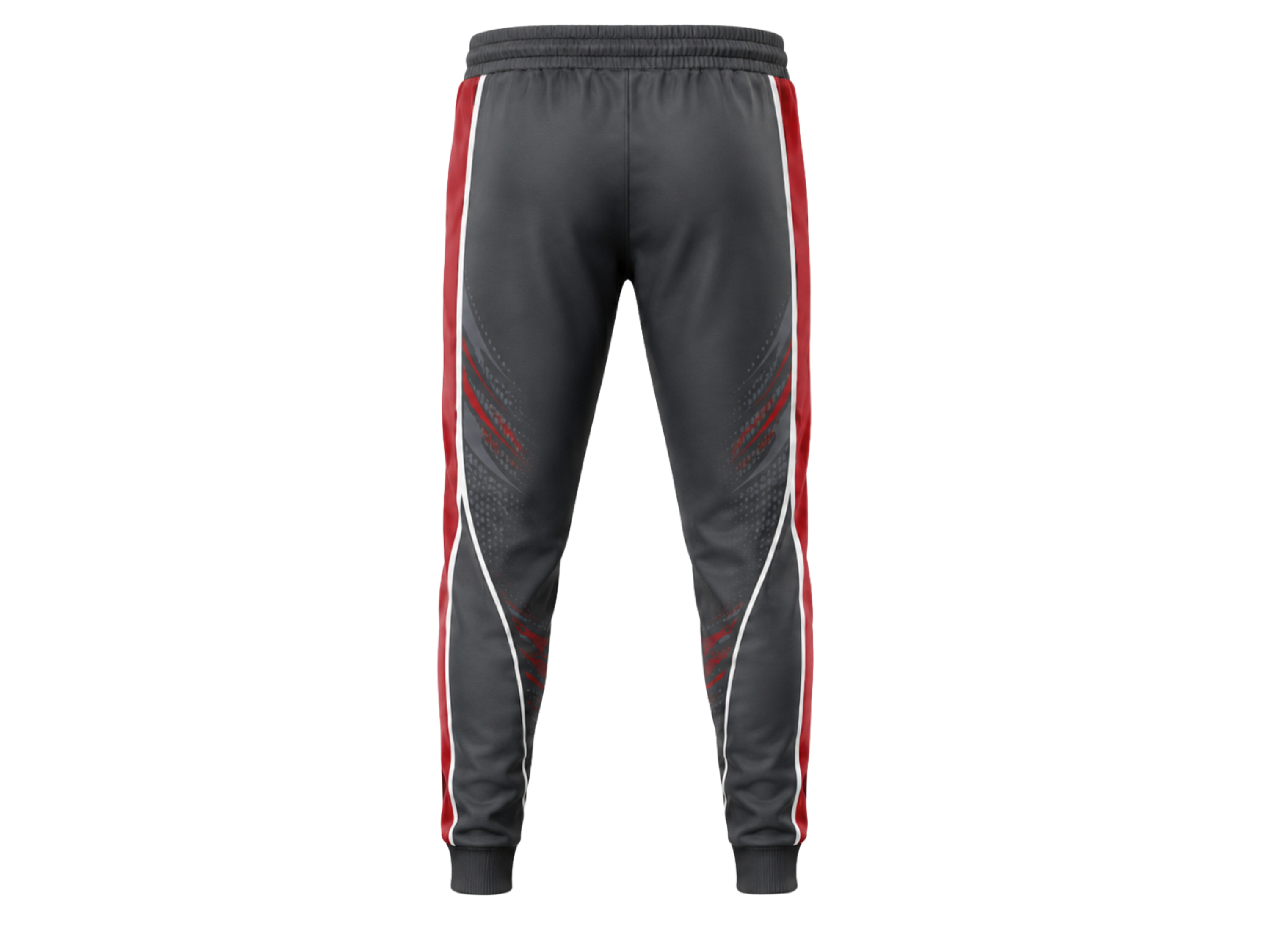 Custom Charcoal Red Rugby Sweat Pant | Wholesale Team Trousers for Bulk Orders