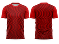 Custom Handball Jersey Red Team Shirt, Wholesale, Low MOQ, Bulk Sportswear