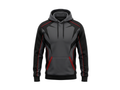Custom Combat Sports Hoodie – Charcoal Red Gym Teamwear for Wholesale Buyers