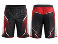 Custom Black Red Fishing Shorts | Wholesale Outdoor Board Shorts for Bulk Orders