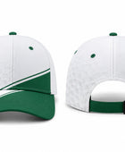 Custom Golf Cap | Wholesale Team Sports Cap | White Green | Apparels Bridge