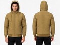 Hooded Vertical-Quilt Puffer Jacket | B2B Low MOQ Manufacturer