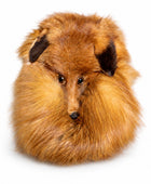 Fox Fur Sporran Golden Brown with Fox Head Front | B2B Low MOQ