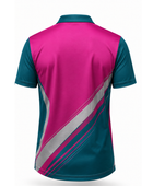 Wholesale Pink & Blue Tennis Jersey – Customizable Team Sportswear, Bulk Orders, Low MOQ, Performance Apparel