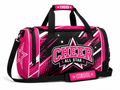 Custom Black Pink Cheer Duffle Bag – Wholesale Cheer Team Travel Bag
