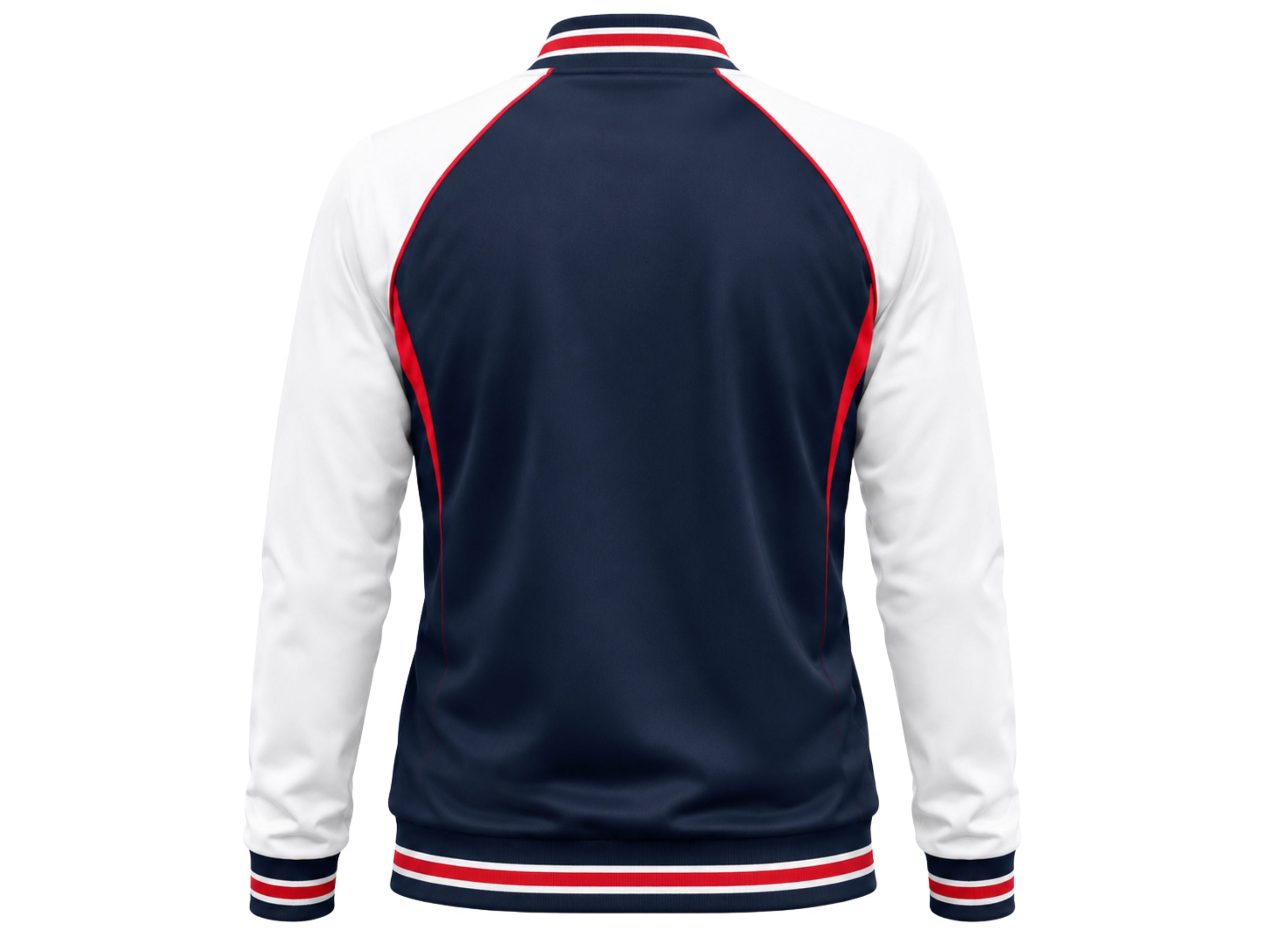 Custom Navy Softball Dugout Jacket – Wholesale Team Warm-Up Jacket for Clubs